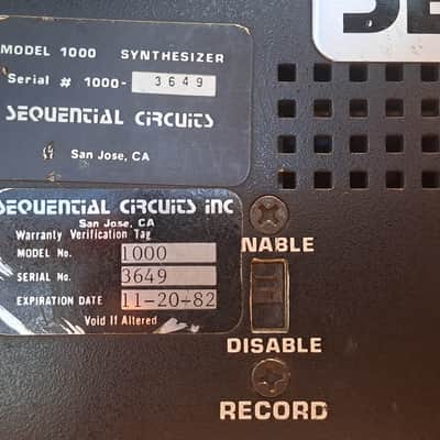Sequential Prophet 5 Rev3.3 - 120 programs with MIDI and flightcase image 16
