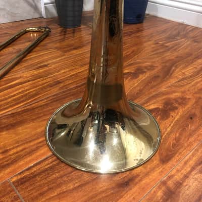 F.E. Olds and Son Professional Level Tenor Trombone 1955-1979 - Brass READ image 12