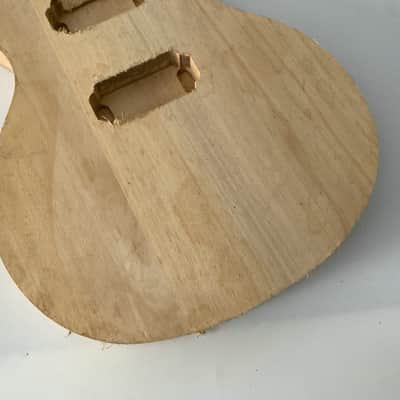 Unfinished Basswood Single Cut Guitar Body image 5
