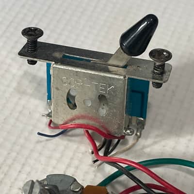 2000's Korean Ibanez RG320FM RG Series Guitar Factory Electronics Wiring, Volume Tone Pot Jack image 4