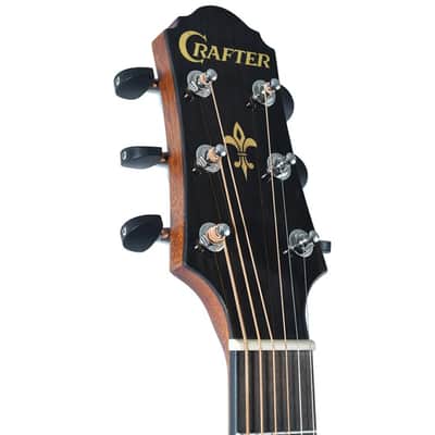 Crafter HJ250-CE-N Silver Series 250 Jumbo Cutaway Engelmann Laminated Spruce Top Mahogany Neck 6-String Acoustic-Electric Guitar image 4