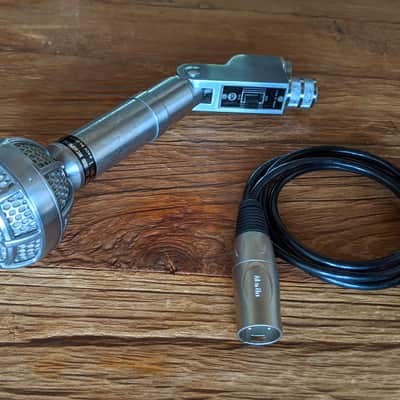 Vintage RCF 1612/1 dynamic cardioid microphone / Plug & Play with XLR cable image 3