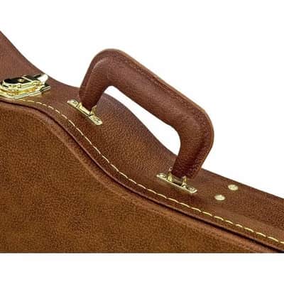 Gator GW-LP-BROWN Deluxe Wood Guitar Case - Brown image 3