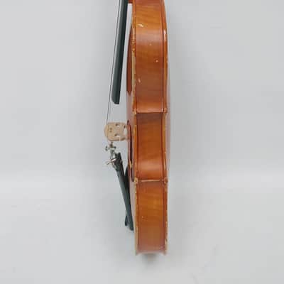 Mueller 1/2 Size Violin for Parts / Repair with Case & Bow image 9