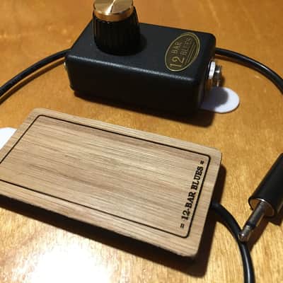 12-Bar Blues Acoustic Oak Humbucker Pickup w/ Volume Control, Adhesive Mount, NO hole to cut, USA image 3