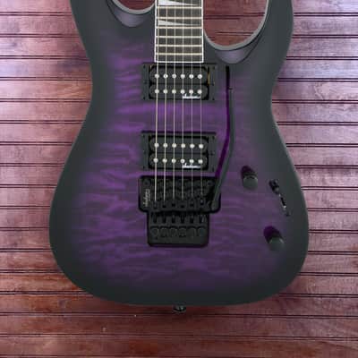 Jackson JS32Q Dinky Transparent Purple Burst image 2