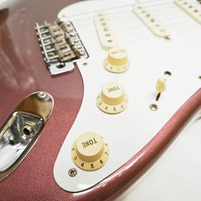 Fender Japan Stratocaster ST62-TX/MH Burgundy Mist Made in Japan Electric Guitar image 4