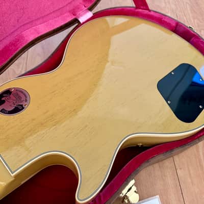 (2022) Gibson Custom Shop M2M '54 Les Paul Custom Reissue - VOS TV-Yellow image 13