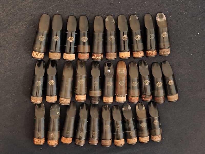 31 Clarinet Selmer mouthpieces (Oval, Table) Rare Good State image 1