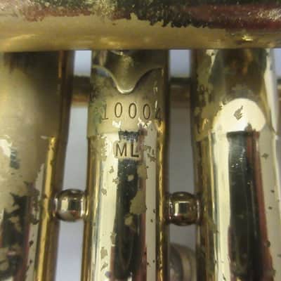 Bach Selmer Bundy Trumpet, USA,  w/ case & mouthpiece, good playing condition image 8