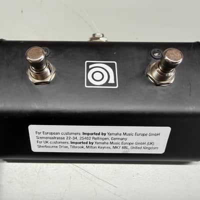 Ampeg AFS2 2-Button Footswitch 2020s - Black image 4