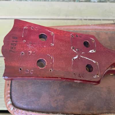 Vintage 1962 Gibson EB-0 Bass Guitar Husk Project w/ Original Softshell Case! image 18