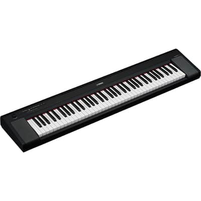 Yamaha Piaggero NP-35 76-Key Portable Keyboard With Power Adapter Regular Black image 2