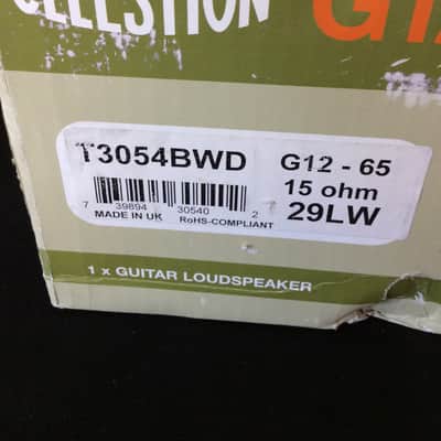 Celestion G12-65 15 ohm Speaker (new) image 2