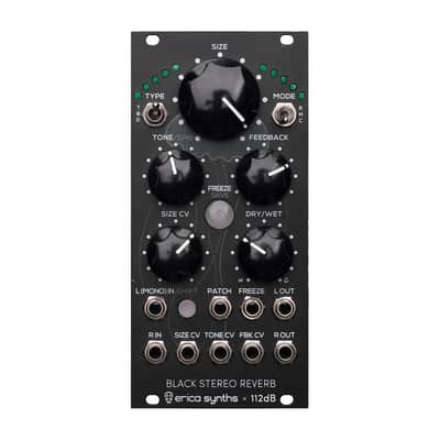 Erica Synths Black Stereo Reverb Effects Processor image 1