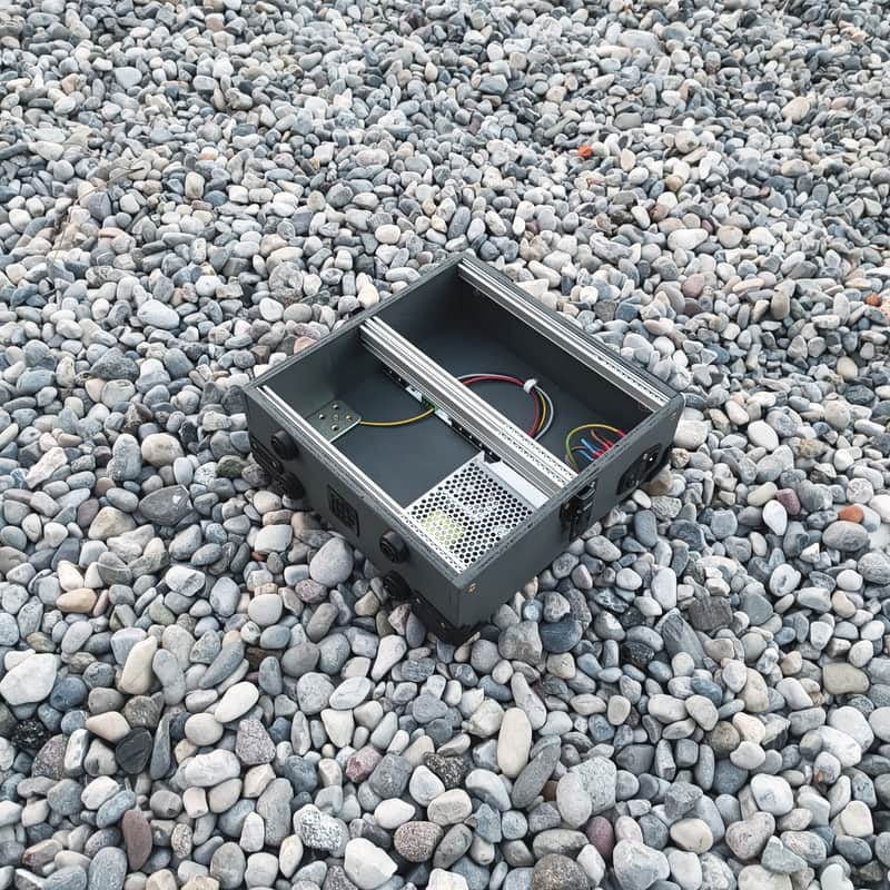 6U Eurorack Case Powered 52 or 60hp, portable, patched resealable, modular synthesizer image 1