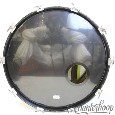 Slingerland 22x14"Sound King Bass Drum 3Ply Chrome Over Wood USA COW Vintage 70s image 10