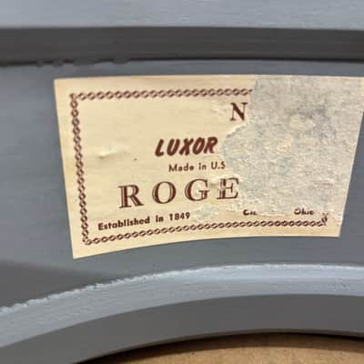 Rogers Luxor Cleveland Era Snare Drum Blue Sparkle image 8