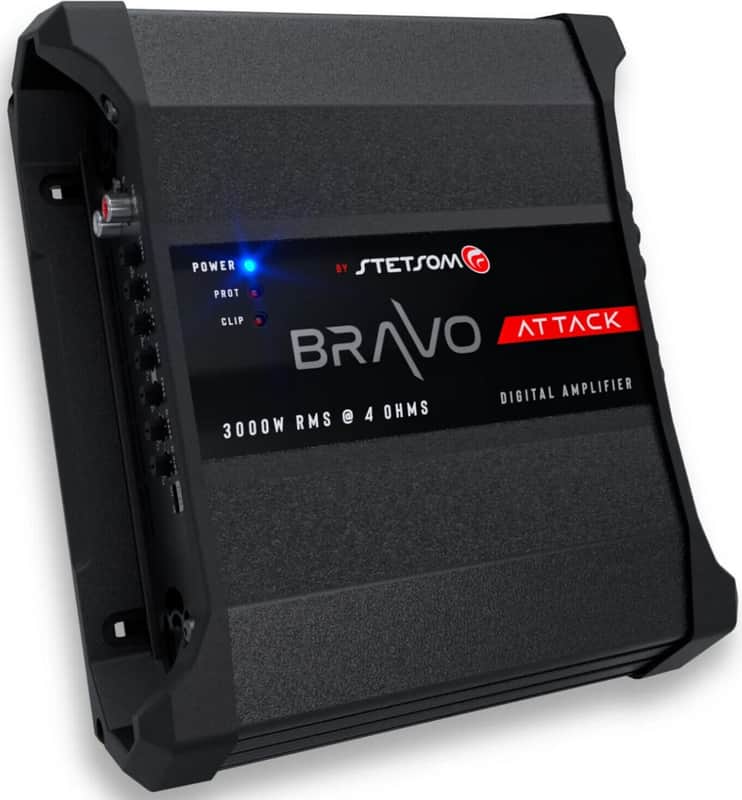 Stetsom BRAVO ATTACK 3000 Watts RMS Mono Full Range Digital Amplifier 4Ohm image 1