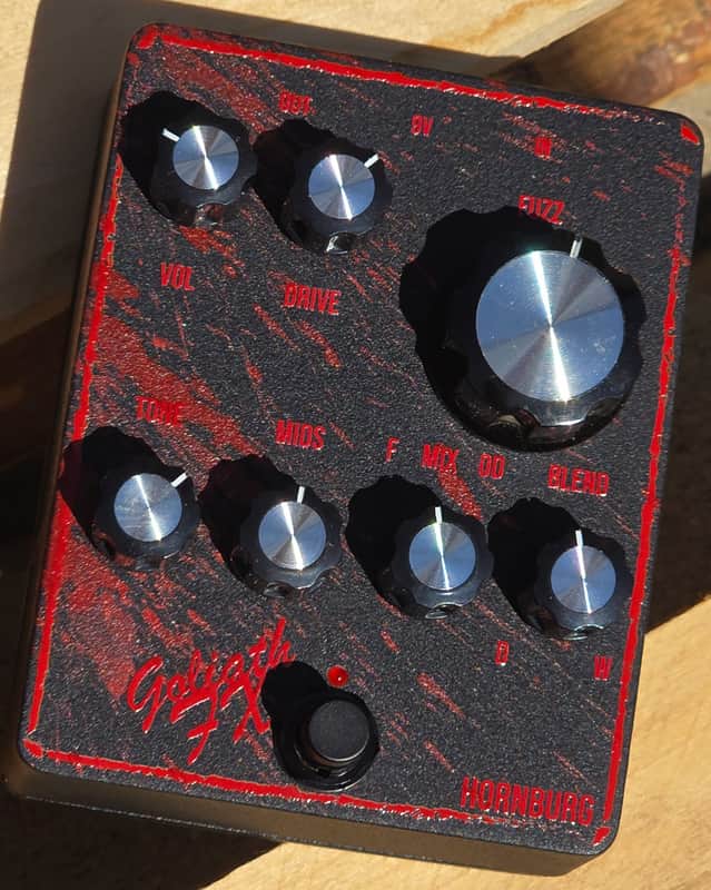 Goliath FX The Hornburg Bass Fuzz & Distortion 2026 - Black & Red image 1