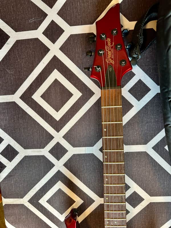 ESP - GrassRoots Forest G-FR-56G - Set Neck - See-Thru Candy Apple