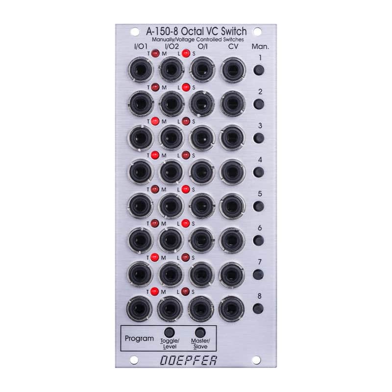 Doepfer A-150-8 Octal VC Switch Manually / Voltage Controlled Switches image 1