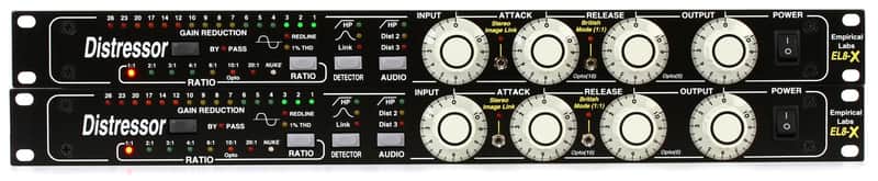 Empirical Labs EL8-XS Distressor with British Mode and Image Link - Stereo Pair image 1