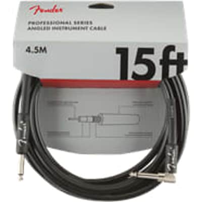 Fender Professional Series Electric Guitar Cable, Straight-to-Straight 15' ft image 1