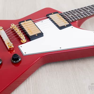 2022 Gibson Custom Shop Historic ‘58 Korina Explorer Cardinal Red 1 of 15 w/ Case, COA, Tags image 6