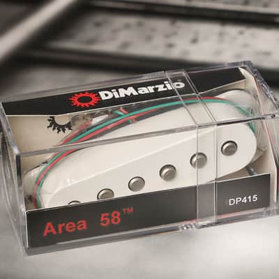 DiMarzio DP415W Area 58 Pickup - White Single Coil Strat