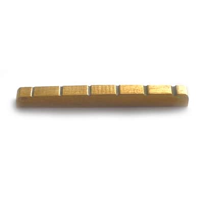 Solid Brass Nut for Stratocaster & Telecaster Guitars – 43mm x 3mm image 2
