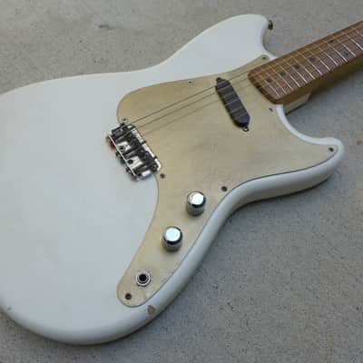 VINTAGE 1956 FENDER MUSICMASTER W/ CASE PRE-CBS MUSIC MASTER 1957 REFIN image 16