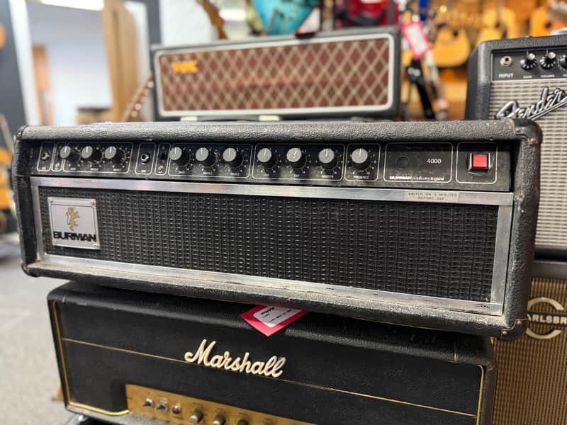 Burman Pro 4000 Bass Valve Amp 1970's image 1