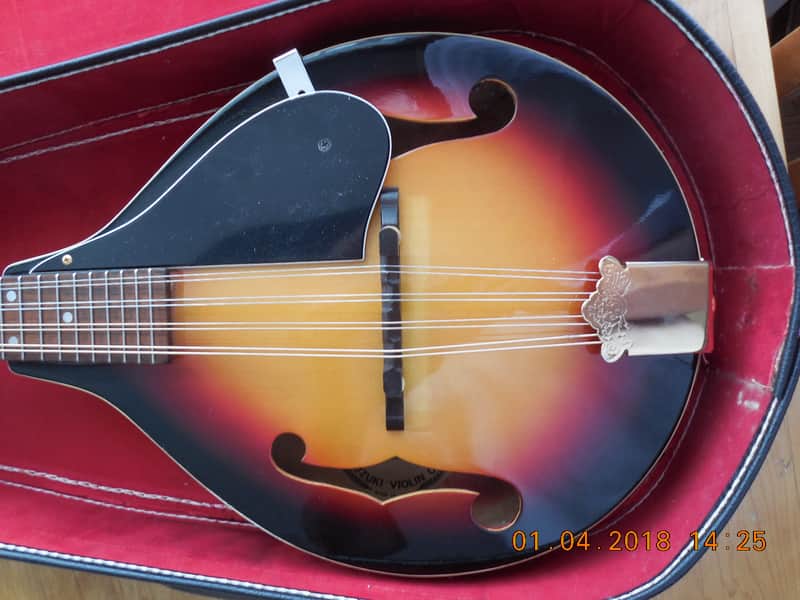 SUZUKI スズキ フラットマンドリン MF-130 希少 SUZUKI MF-130 フラットマンドリン ヴィンテージ - メルカリ