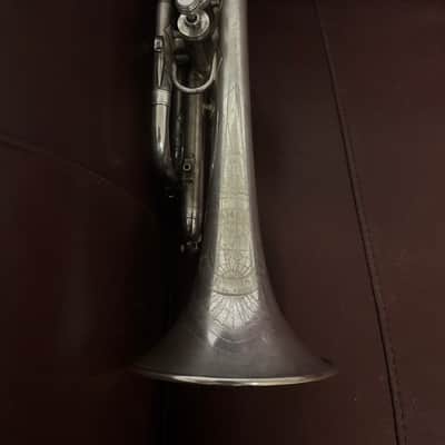 Pan American/Conn Model 58A Bb Cornet SN 135651 (Silver plated) image 3