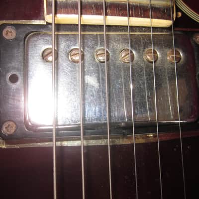 Harmony Effector Vintage 1970s Electric Guitar Les Paul Copy Tobacco Burst w/ Hard Case image 7