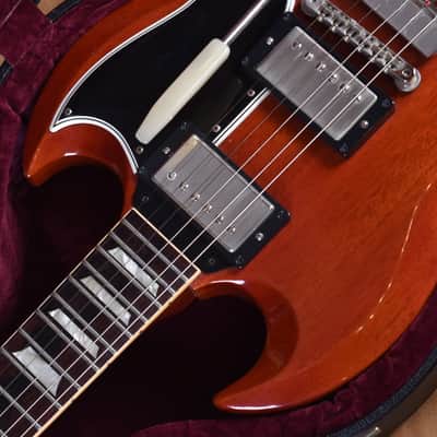 Gibson Custom 1961 Les Paul SG Standard Reissue VOS Maestro Vibrola Cherry Red image 22