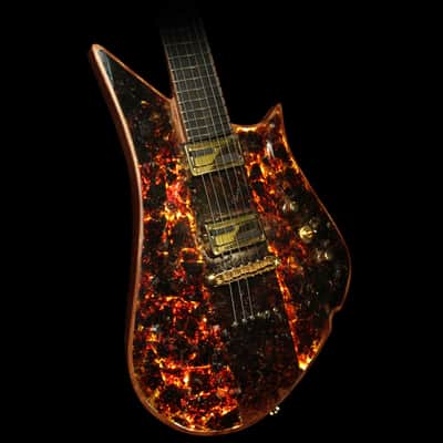 Lava Guitars Black Amber Drop #1 Electric Guitar image 6