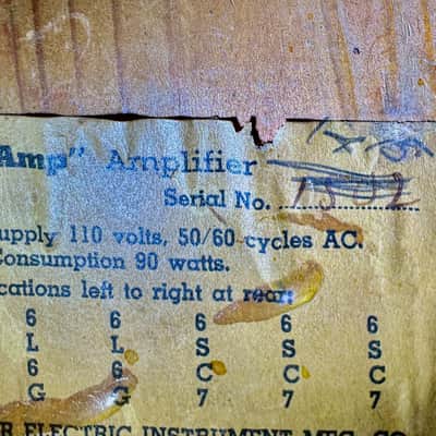 ~ 1949 Fender Pro Tweed image 7