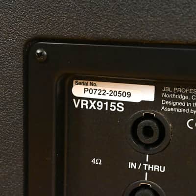 JBL VRX915S 15" Bass Reflex Subwoofer CG01Z2G image 8