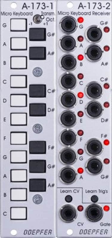 DOEPFER A-173-1-2 MICRO KEYBOARD - MANUAL GATE MODULES : BRAND NEW :  [DETROIT MODULAR] image 1