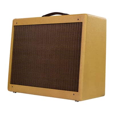 Mojotone Fender Tweed Super Style 2x10 Combo Guitar Amp Cabinet With Lacquered Tweed Finish image 1