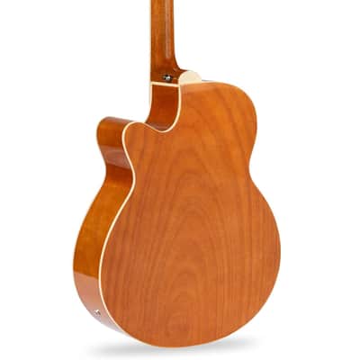 🎸Acoustic Electric Bass Guitar with a Rosewood Fretboard +Soft Case/Gig Bag +Strap +Cable +Picks!🎸 image 4