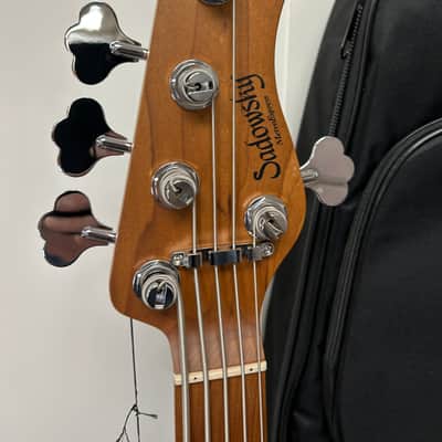 Sadowsky MetroExpress 21-Fret 5 String Vintage M Bass - Ocean Blue Metallic image 3