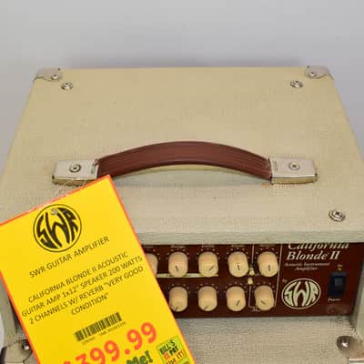 SWR California Blonde II 200-Watt 2-Channel Acoustic Instrument Amp image 2