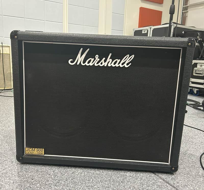 Marshall 900 Lead 1936 2x12 Cabinet 1995 - Black image 1