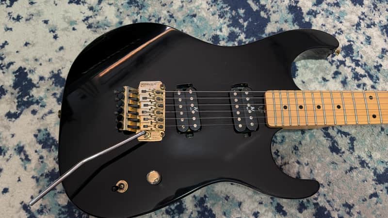 Washburn SS40 Black Solid Body Electric Guitar image 1