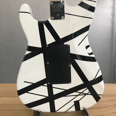 EVH Striped Series White with Black Stripes image 6
