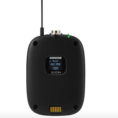 Shure SLXD14+ Digital Instrument Guitar Wireless System image 4