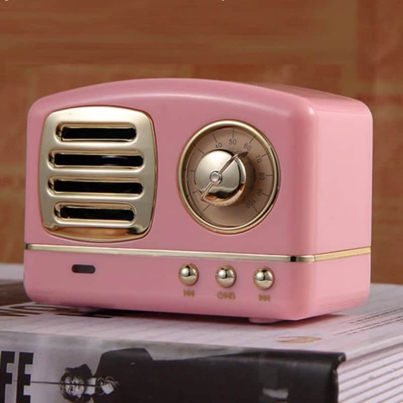 Mini Retro Wireless Speakers Radio USB/TF Card Music Player HIFI image 1